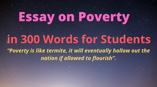 hindi essay on poverty